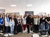 Актеры Мария и Сергей Козловы встретились со студентами 