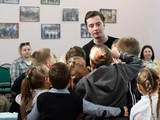  Ярким событием проекта стала встреча школьников с актером Евгением Винником